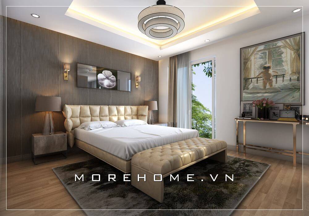 Giường ngủ biệt thự Giường ngủ biệt thự